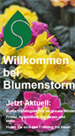 Mobile Screenshot of blumenstorm.de